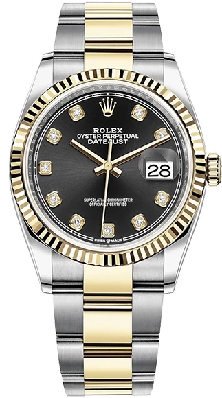 Швейцарские часы Rolex Datejust 36 мм 126233(55830) №2