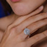 Кольцо GIA 1,25 ct Fancy Gray/SI1 Cushion Cut Diamond(26047) №3