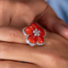 Кольцо Gianni Lazzaro Diamonds & Coral White Gold GL.8414(12983) №5