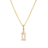 Кулон Cartier Double C diamonds in Yellow Gold(52584) №1