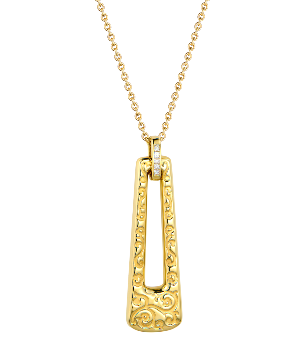 Подвеска Carrera y Carrera CORDOBA Yellow Gold & Diamond 11866 010101(53957) №4