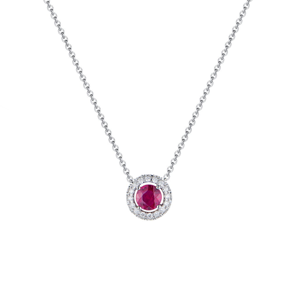 Подвеска Mercury Color Collection Natural Ruby 0,54 ct MP22378WDR(51532) №2