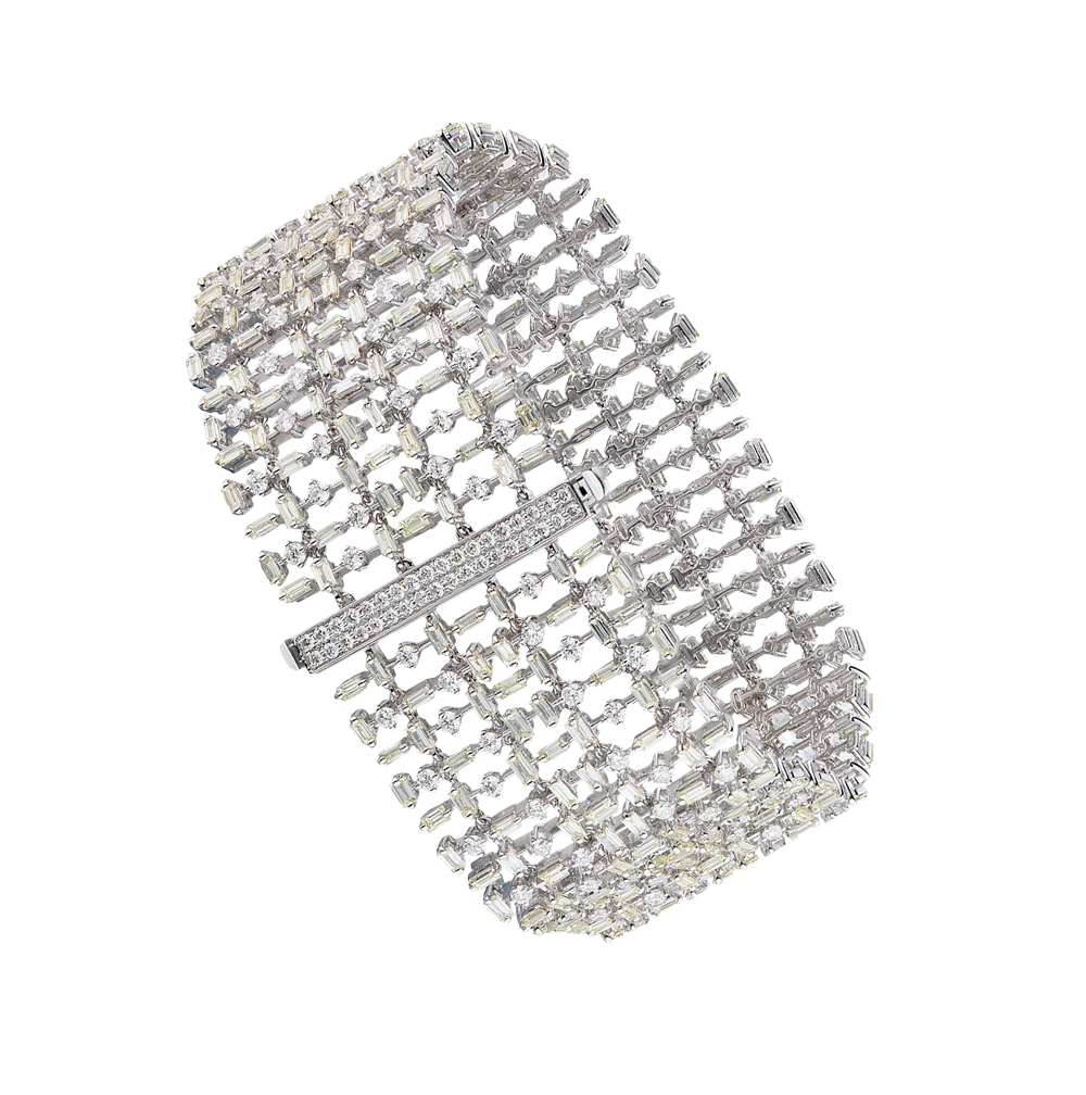 Браслет Ralfdiamonds 15,28 ct Round & Baguette Diamonds White Gold RDB(18612) №5