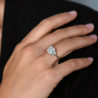 Кольцо Sarkissian GIA 4,02 ct F/SI1 Cushion Cut Diamond(55063) №5