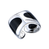 Кольцо Gavello White Gold & Black Enamel & Diamonds(54404) №1