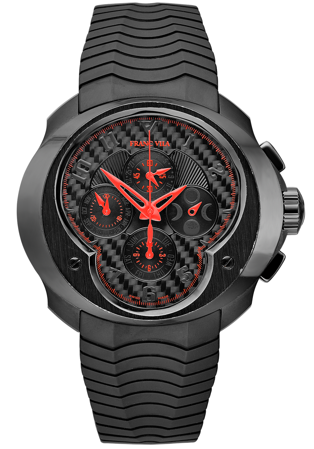Швейцарские часы Franc Vila Master Quantime Moon Phase Chronograph FVa9(12908) №3
