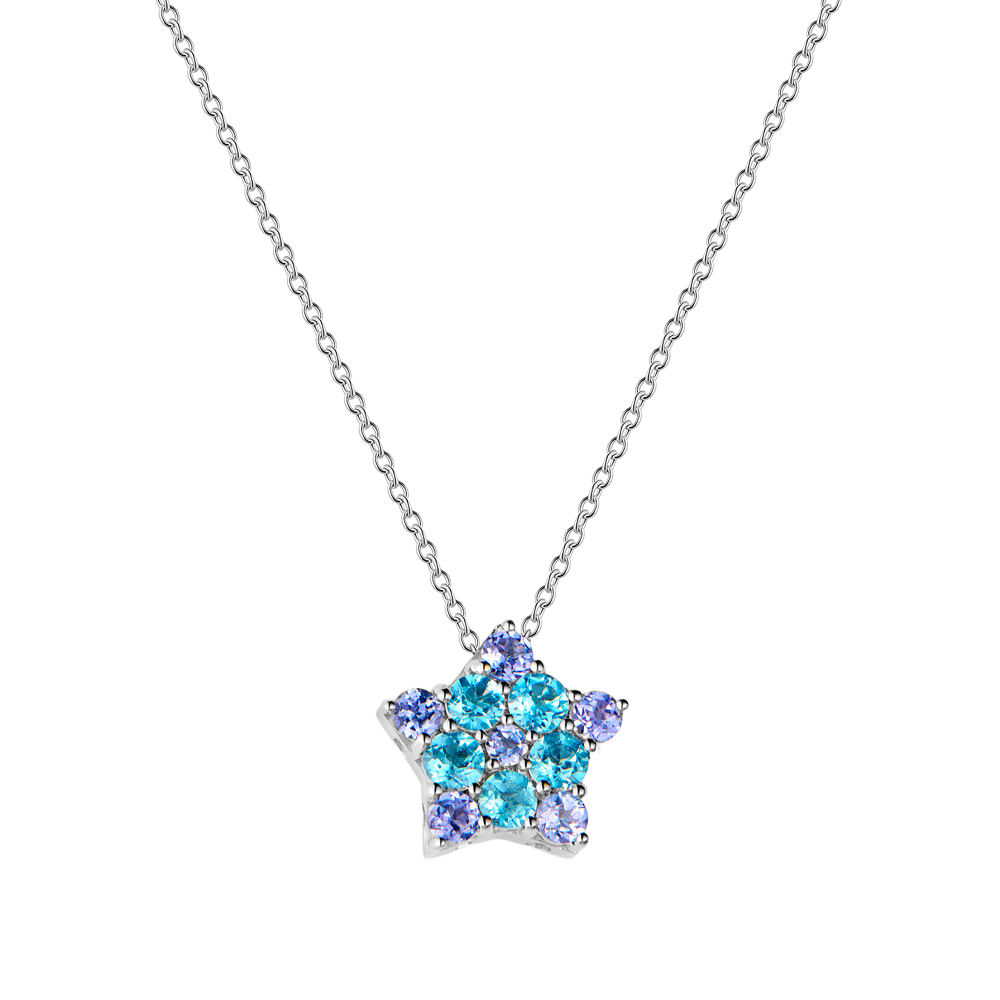 Подвеска Pasquale Bruni Star Blue Topaz & Amethyst & White Gold(55164) №2