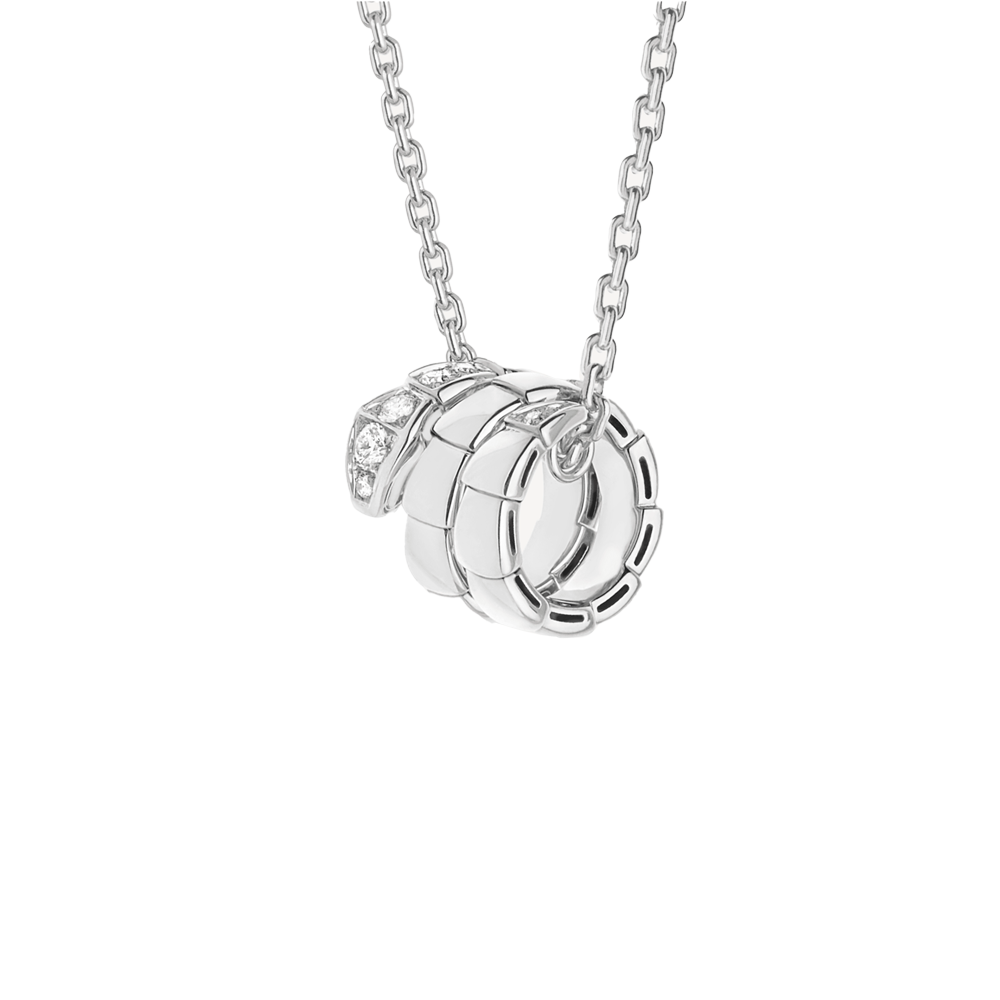 Подвеска Bvlgari Serpenti Viper White Gold & Diamonds 362190(53409) №4