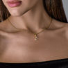 Кулон Cartier Double C diamonds in Yellow Gold(52584) №2