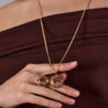 Подвеска Chopard Happy Emotions Rose Gold & Diamonds 799218-5001(50757) №4