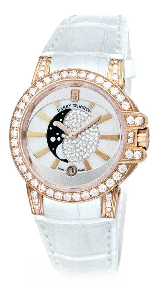 Швейцарские часы Harry Winston Ocean Lady Moon Phase 400/UQMP36R(52759) №2