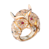Кольцо Como Milano Owl Rose Gold & Diamonds(52244) №1