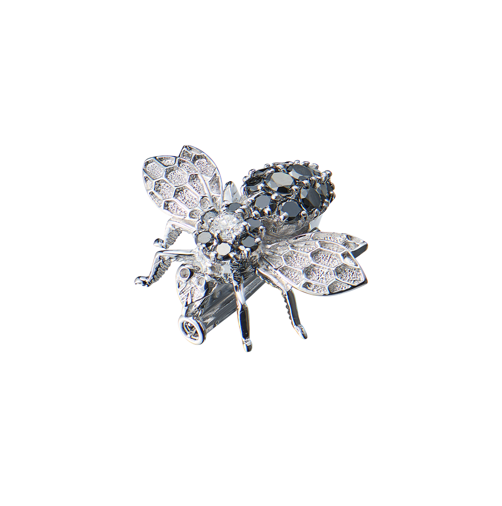 Брошь No name Bee Brooche White Gold & Diamond(49941) №2