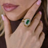 Кольцо Vasily Konovalenko 2,66 ct Emerald & 1,27 ct Diamonds in Yellow Gold(49677) №3