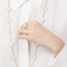 Кольцо Van Cleef & Arpels Vintage Alhambra Yellow Gold & Diamond & Mother-of-pearl VCARA41149(52715) №3