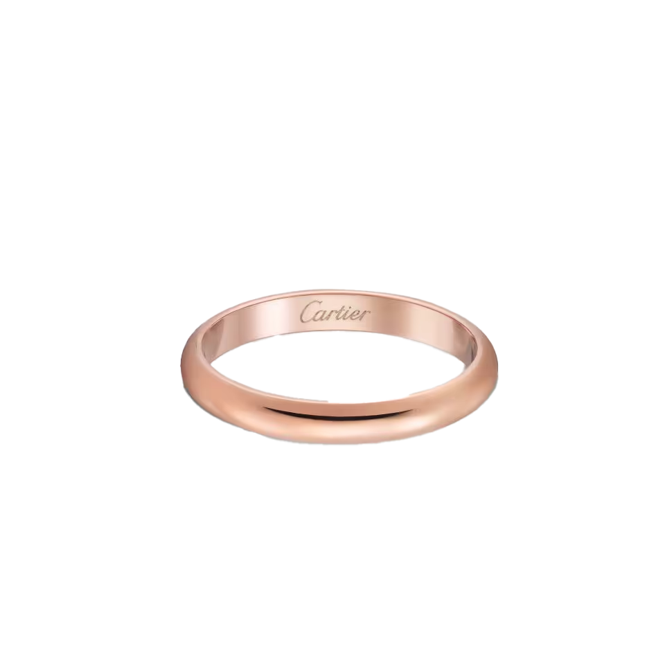 Кольцо Cartier 1895 Wedding Band 2,5 mm Rose Gold (SIZE 50, 60) B4088100(50344) №4