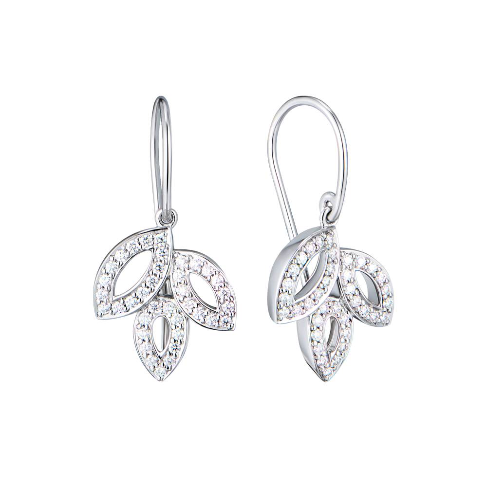 Серьги Harry Winston Lily Cluster Diamond Earrings on Wires Small EADPDR1MLC(53937) №3