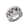 Кольцо Palmiero Jewellery Design 4,20 ct Black & White Round Cut Diamonds(54923) №1