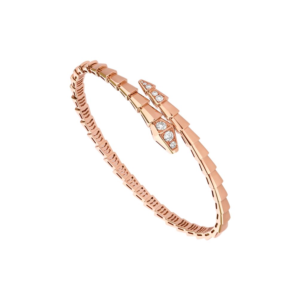 Браслет Bvlgari Serpenti Viper Rose Gold & Diamonds (SIZE 17) 360709(55725) №4