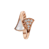 Кольцо Bvlgari Diva's Dream Rose Gold & Mother of Pearl & Diamonds (Size 52, 53) 353807, 353808(43958) №2
