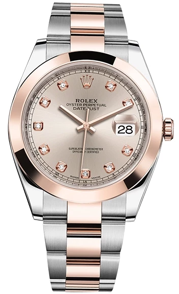Швейцарские часы Rolex Datejust 41 мм Steel and Everose Gold 126301(32862) №2