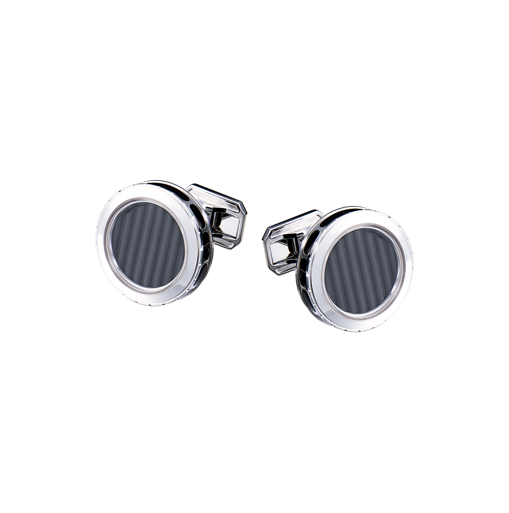 Запонки Harry Winston White Gold Ocean Cufflinks(49668) №2