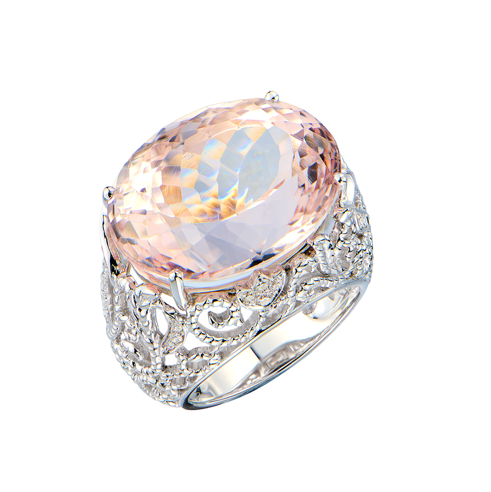 Кольцо Virtuti Jewellery Dream Collection Morganite & Diamonds(51631) №4