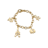 Браслет Chopard Happy Diamonds Charms Yellow Gold Floating Diamonds 856217-20(51398) №1