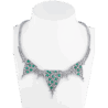Колье No name Natural Emeralds 3.20 ct & Diamonds 11.0 ct & White Gold(41929) №1