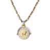 Подвеска Bvlgari Capricorn Zodiac Coin Yellow Gold and Steel(52392) №1