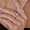 Кольцо GIA 2,05 ct F/VVS1 Square Cut Diamond(31858) №3