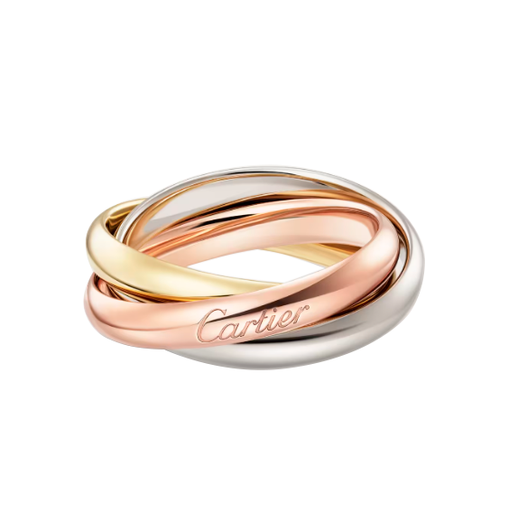 Кольцо Cartier Trinity medium model (SIZE 66) CRB4234266(46730) №4