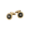 Запонки Faberge Yellow Gold & Enamel & 0.10 ct Diamonds(50524) №1