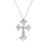 Крест No name 2,71 ct Round & Pear Rose Cut Diamonds(49666) №1