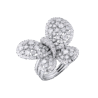 Кольцо No name Butterfly 3,05 ct Round Cut Diamonds & White Gold кольцо - трансформер(44376) №1