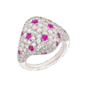 Кольцо Ralfdiamonds Rubies & Diamonds & White Gold(37175) №1