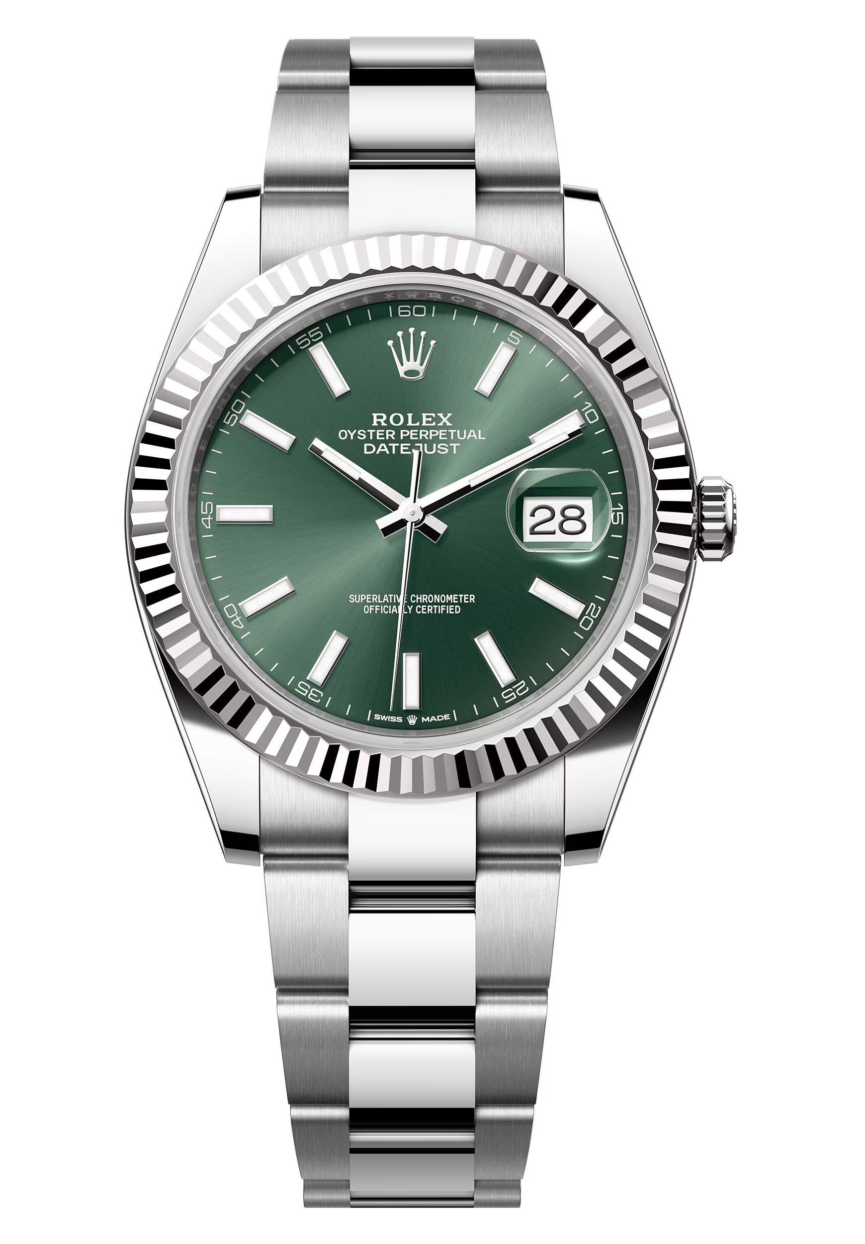 Швейцарские часы Rolex Datejust Green Dial 41 мм 126334(53996) №2