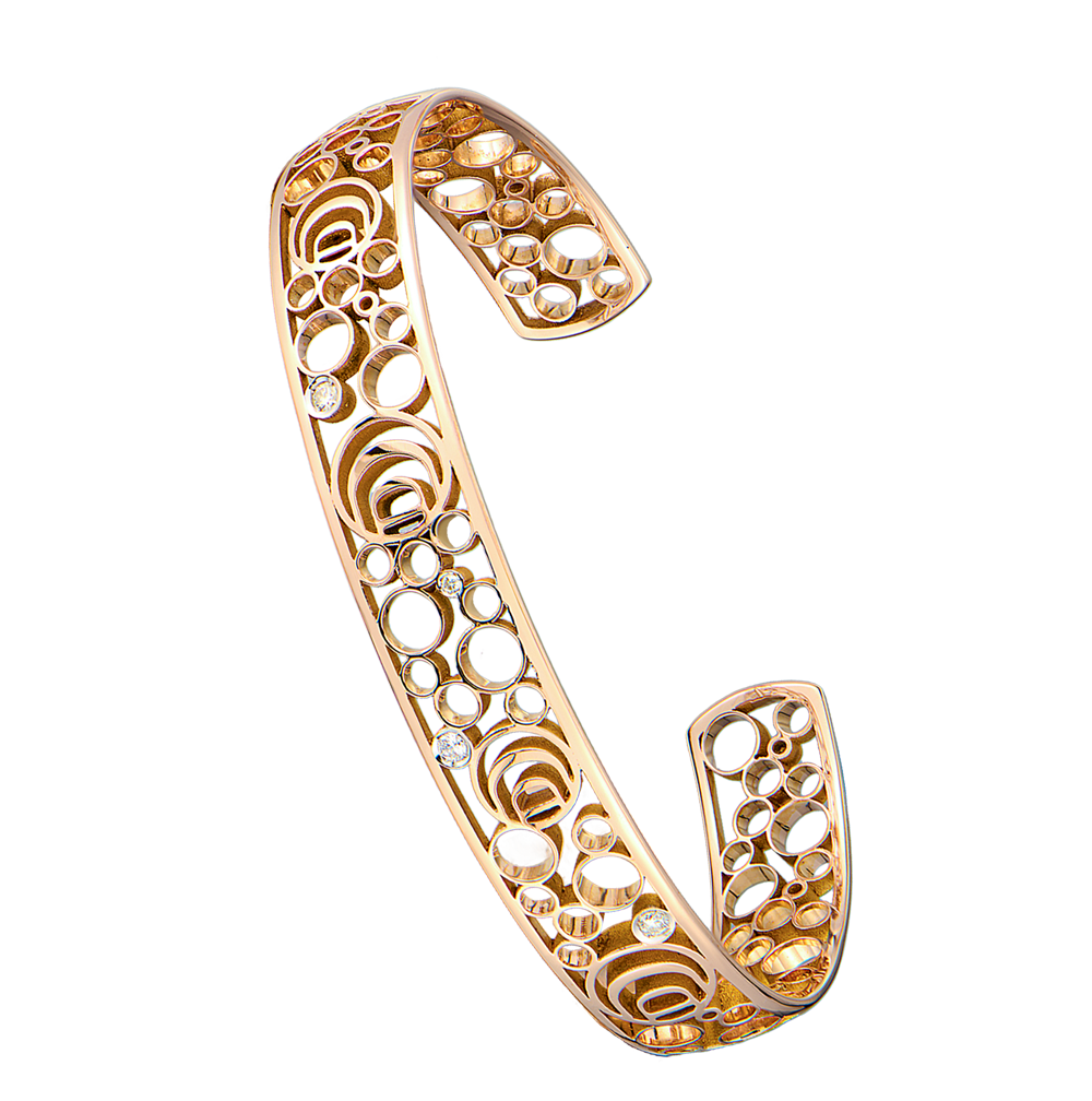 Браслет Damiani ssima Rose Gold Diamonds(45419) №4