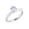 Кольцо Tiffany & Co Round Brilliant 0,31 ct F/VS2 in Platinum(56094) №1